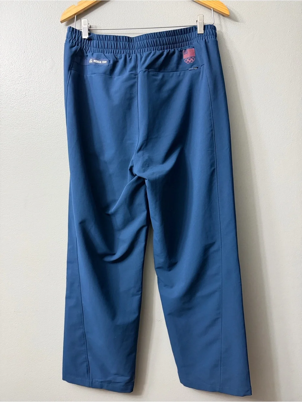 Figs Men's Blue Drawstring Casual Pants Large
